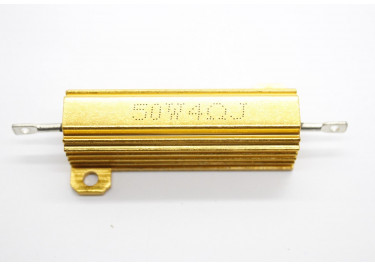 RX24-50W-4R Резистор нагрузочный 50Вт 4 Ом 5% в алюминиевом корпусе