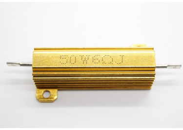 RX24-50W-6R Резистор нагрузочный 50Вт 6 Ом 5% в алюминиевом корпусе