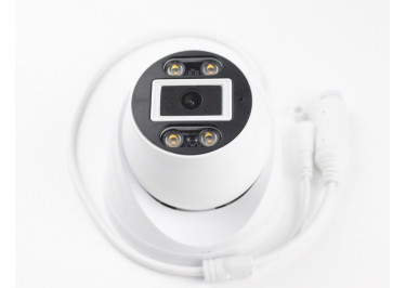 IP видеокамера купольная 4Мп (2560x1440, 3.6мм), видео сжатие Н264 / Н265, аудио сжатие G.711, питание 12В / PoE, c микрофоном, протокол интеграции ONVIF, детектор определения человека и захвата лица, цветная ночная съемка