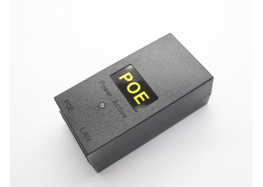 Инжектор питания PoE 24В 1А 100Мб / с (с кабелем питания)