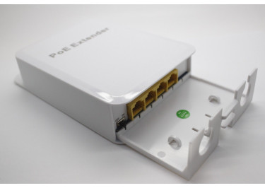 Удлинитель / разветвитель PoE на 3 порта 1Гбит / с (вход PoE 30Вт, 3 выхода суммарно 25Вт), уличный