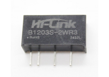 B1203S-2WR3 Модуль DC-DC преобразователь с гальванической развязкой Uвх=12В Uвых=3,3В Pвых=2Вт