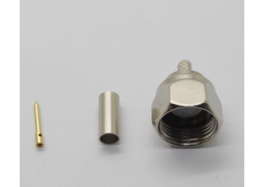 F-JC-1.5 Штекер F под обжим кабеля RG174 / RG179 / RG188 / RG316 / RD315 / LMR100