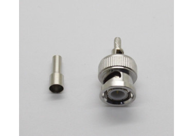 BNC-JC-1.5 Штекер BNC под обжим кабеля RG174 / RG179 / RG188 / RG316 / RD315 / LMR100 с вырезом
