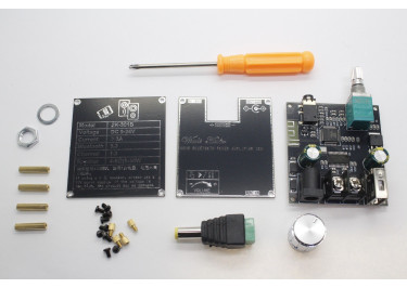 PA1515+AK24BP24170-51C8 Модуль ZK-301B УНЧ D-класса 1x30Вт 4 Ом Uпит=9-24В, MP3 с приемником Bluetooth 5.3, AUX и регулировкой громкости