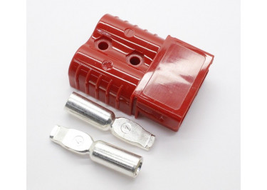 SY-120 Разъем питания силовой 120А 600В 10-1AWG (5,26-42,4 кв.мм) [Anderson SB120], красный