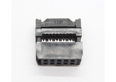 FC-10P [2*5P] (Черный) Гнездо на шлейф 10 конт. шаг 2,54мм