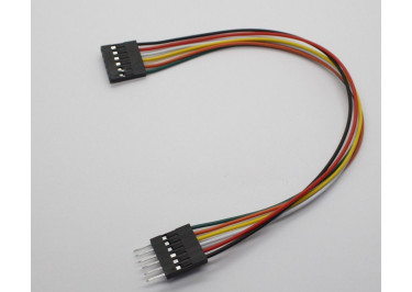 Межплатный кабель BLD 1x06 2,54мм вилка / гнездо 200мм 26 AWG