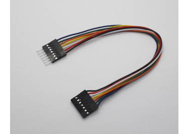Межплатный кабель BLD 1x07 2,54мм вилка / гнездо 200мм 26 AWG