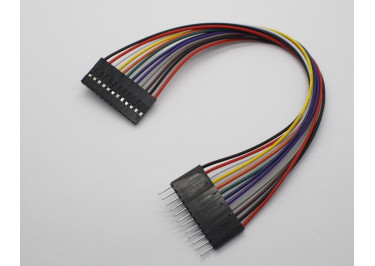 Межплатный кабель BLD 1x12 2,54мм вилка / гнездо 200мм 26 AWG