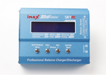 SkyRC iMAX B6mini Зарядное балансировочное устройство 60Вт Uвх=11-18В Iзар=0,1-6А Iраз=0,1-2А (LiPo / LiFe / LiIon / LiHV 1-6S; NiHM / NiCd 1-15; Pb 2-20В) с microUSB