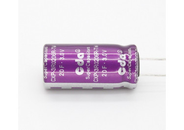 CXP-3R0206R-TW Ионистор 20Ф 3В (12,5x25мм)