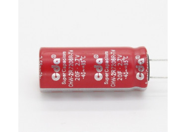 CHW-2R7206R-TW Ионистор 20Ф 2,7В (12,5x30мм)