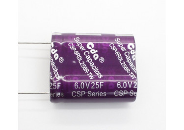 CSP-6R0L256R-TW Ионистор 25Ф 6В (37x18x42мм)