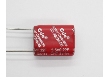 CHT-5R5L224R-TWX Ионистор 0,22Ф 5,5В (10x5x14мм)