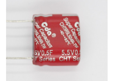 CHT-5R5L504R-TW Ионистор 0,5Ф 5,5В (16x8x14мм)