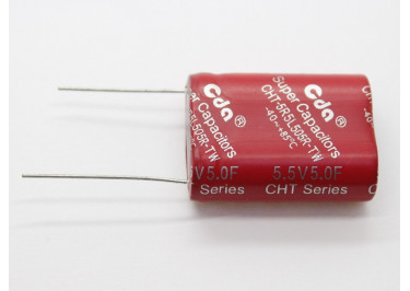 CHT-5R5L505R-TW Ионистор 5Ф 5,5В (20x10x27мм)