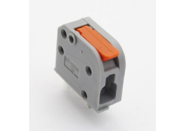 PCT-111D Клемма зажимная 250В 32А 0,2-4 кв.мм на плату (оранжевый)