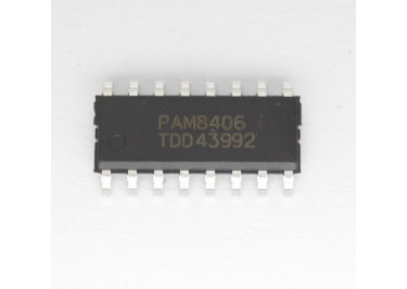PAM8406 (SO-16) УНЧ D / AB-класса 2x5Вт