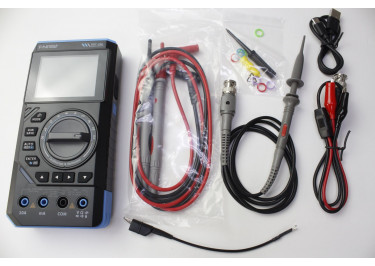 FNIRSI DST-210 Осциллограф одноканальный 10МГц ПП (48Мвыб / с) с генератором 0-50kГц (13 сигналов) и мультиметром