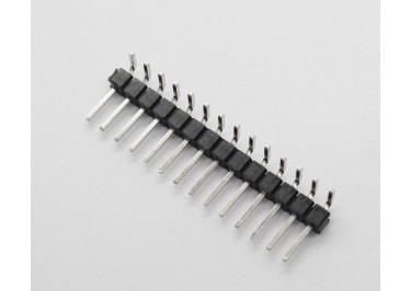 LF612R-2.54-20P-130-R2 [1*20P] (Черный) Вилка штыревая на плату угловая 20 конт. шаг 2,54мм
