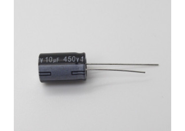Конденсатор электролитический 10мкФ 450В 20% 105°C (10х16мм) (EWH2WM100G16OT)