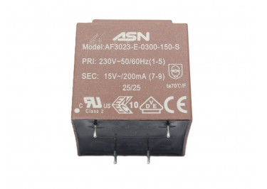 AS3023-E-0300-150-S Герметизированный трансформатор 3Вт обмотки 220В (1+5) / 15В 0,2А (7+9)