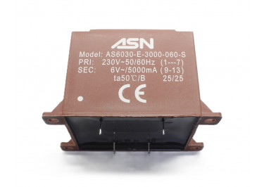 AS6030-E-3000-060-S Герметизированный трансформатор 30Вт обмотки 220В (1+7) / 6В 5А (9+13)
