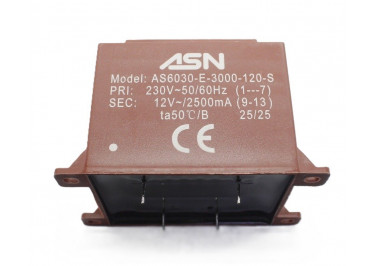 AS6030-E-3000-120-S Герметизированный трансформатор 30Вт обмотки 220В (1+7) / 12В 2,5А (9+13)