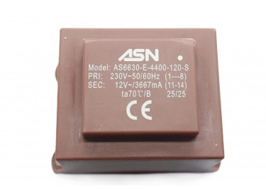 AS6630-E-4400-120-S Герметизированный трансформатор 44Вт обмотки 220В (1+8) / 12В 3,667А (11+14)