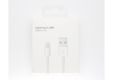 USB для iPhone 7 / iPhone 6 / iPhone 5 / iPad4 / iPad Mini (в коробке) белый, 1м, ориг new