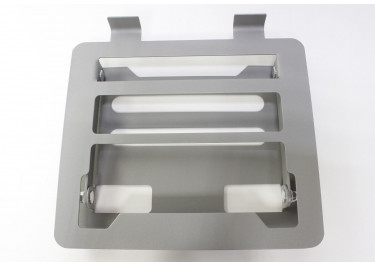 Подставка для ноутбука (металл, складная, серебро)