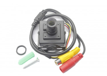 Видеокамера аналого - цифровая с объективом 25 мм, AHD 1080P, PAL, RCAJ, 12В