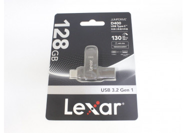 Флеш-накопитель 128GB Lexar JumpDrive D400 Dual Drive USB 3.2 Gen 1 - Type-C 130Mb / s