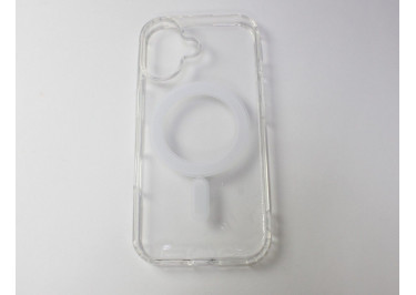 Задняя накладка для iPhone 17 (прозрачная, с магнитом) MagSafe