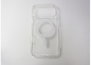 Задняя накладка для iPhone 17 Pro Max (прозрачная, с магнитом) MagSafe