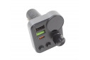 FM-модулятор (Bluetooth, 2 USB, микрофон, MicroSD, PD, 20W) (черный) HOCO, E86