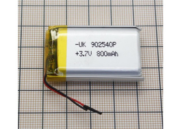 Акб универсальная (банка) 3.7V 800mAh 40x25x9мм