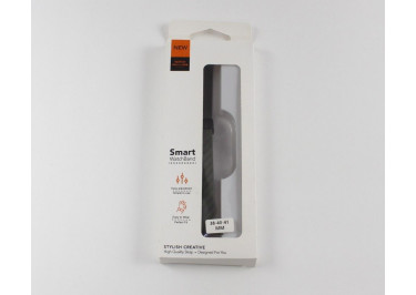 Ремешок для Apple Watch 38mm / 40mm / 41mm (силикон, карбон, темно - зеленый)