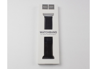 Ремешок для Apple Watch 42mm / 44mm / 45mm / 49mm (нейлон, черный) (Jane Eyre) HOCO, WA05