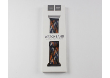 Ремешок для Apple Watch 42mm / 44mm / 45mm / 49mm (нейлон, плетение, камуфляж 7 цветов) (Jane Eyre) HOCO, WA05