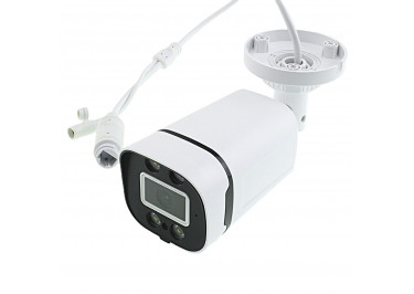 IP видеокамера 4Мп (2560x1440, 3.6мм), видео сжатие Н264 / Н265, аудио сжатие G.711, питание 12В / PoE, c микрофоном, протокол интеграции ONVIF, детектор определения человека, цветная ночная съемка