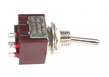 MTS-201 Тумблер на панель ON-OFF DPST 250В 3А (6мм)