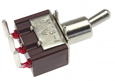 MTS-102-C3 Тумблер на плату угловой ON-ON SPDT 250В 3А