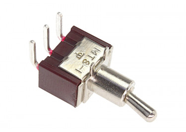 MTS-103-C3 Тумблер на плату угловой ON-OFF-ON SPDT 250В 3А