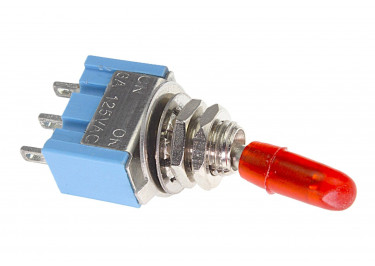 MTS-102 Тумблер на панель ON-ON SPDT 250В 3А (6мм)