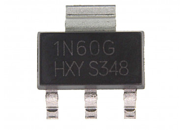 1N60G (SOT-223) Полевой транзистор N-MOSFET 600В 1А