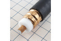 Коаксиальный кабель HCAAY-50-12 1xCCA / Cu, FPE / PE, 86%, 50 Ом, 8,8ГГц, черный 1м