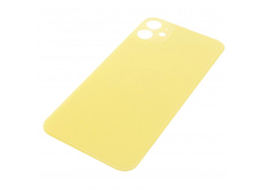 Задняя крышка для iPhone 11 (желтый) с широкими отверстиями, ориг