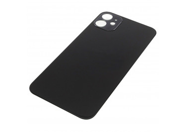 Задняя крышка для iPhone 11 (черный) с широкими отверстиями, ориг